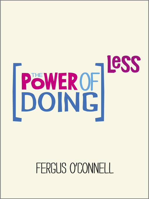 Cover image for The Power of Doing Less